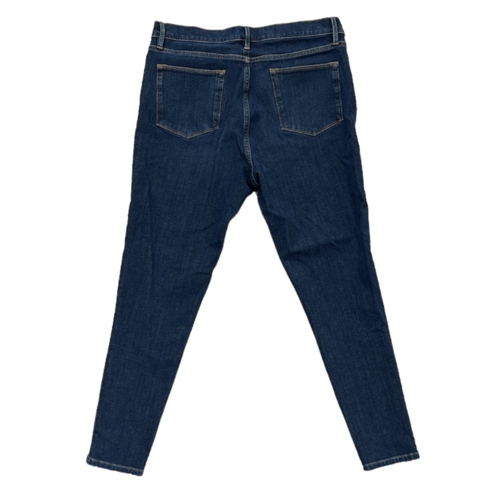 Frame Womens 32x25 Le High Skinny Ankle Henning Style LHSK949 Blue Denim Jeans - Picture 2 of 14